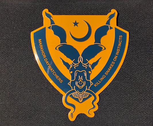 Markhor DayWatchers Metal Emblem