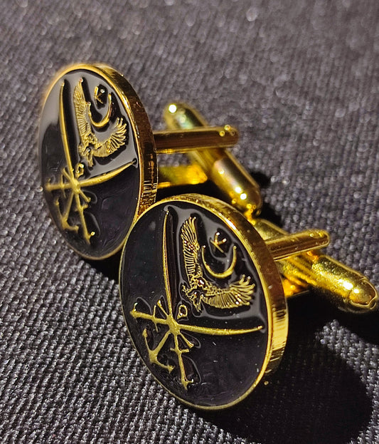 ISPR Brass Cufflinks