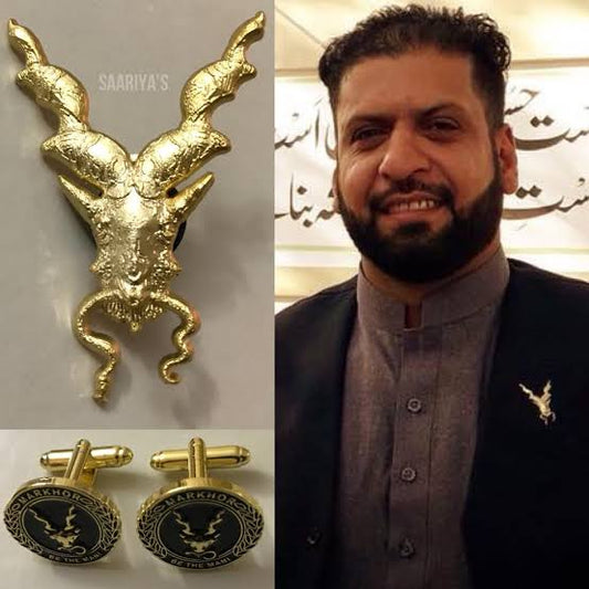 Markhor Combo Pack ( Badge & Cufflinks )